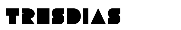 Tresdias font preview